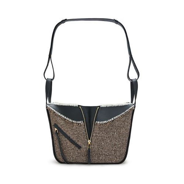 ロエベ ハンモック ツイード スモール バッグ 偽物309.62.S35